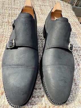 New Limited Edition John Lobb William Oiled Nubuc Black 10UK/11US